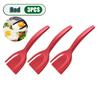 2 In 1 Nylon Grip Flip Tongs Egg Spatula Tongs Steak Spatula Tongs Clamp Pancake Fried Turners Kitchen Accessories