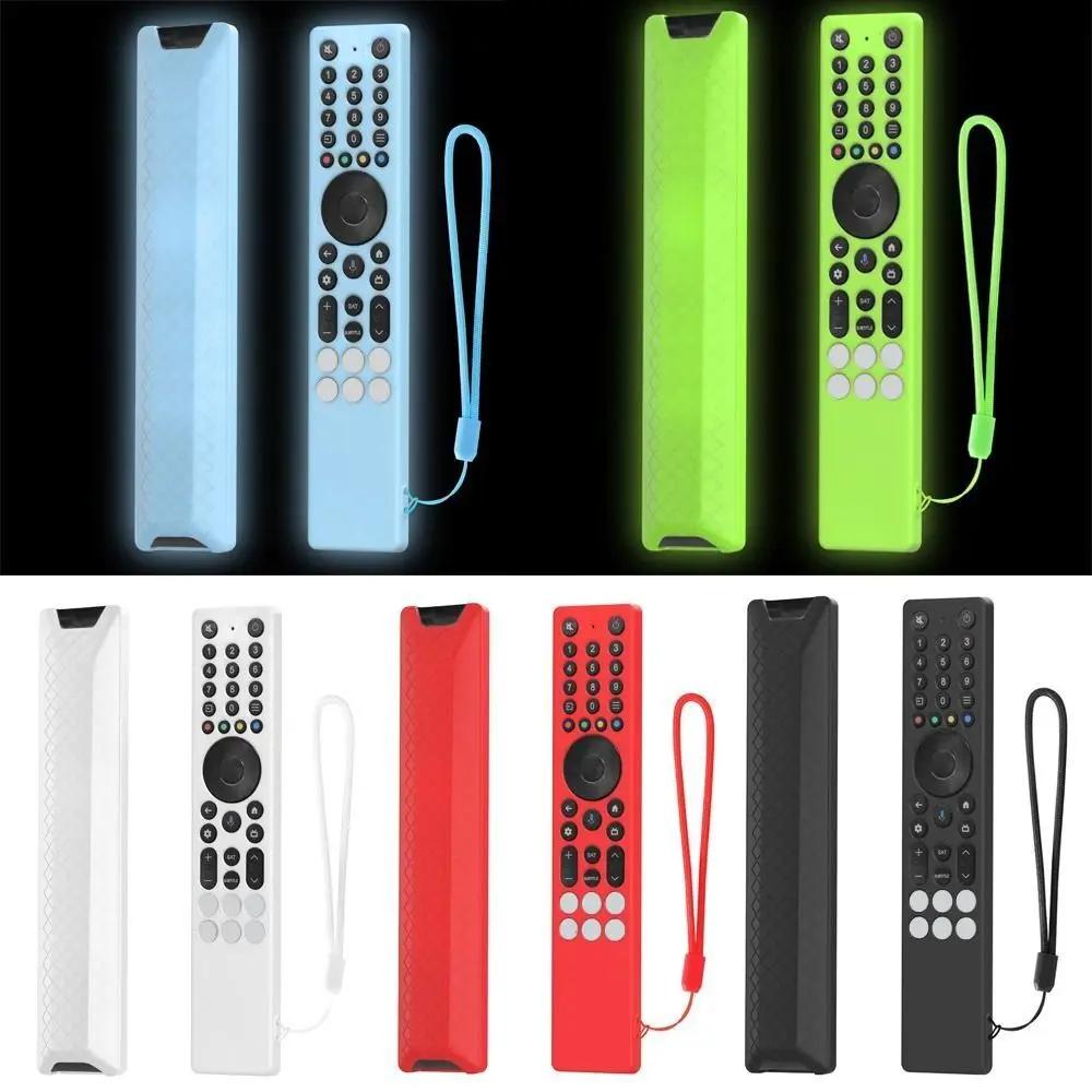 New Silicone Protective Case Shockproof Protector Soft Shell with Lanyard Remote Control Sleeve for TCL RC833A