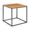 House Nordic Avery Side Table Oak and Black 442752