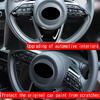 For Toyota Yaris     2024 ABS Chrome Car Steering Wheel Buttons Frame Cover Trims Sticker Styling Accessories