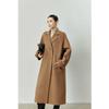 Classic double-breasted silhouette double-sided wool coat medium and long woolen coat women's YM11