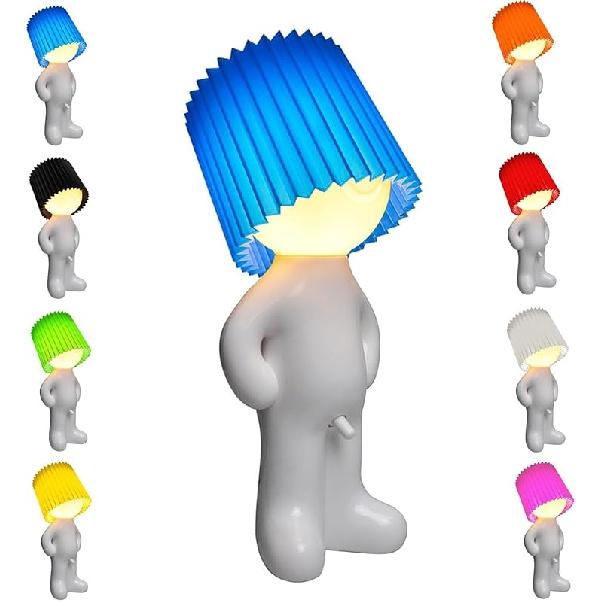 Shy Boy Table Lamp, Little Shy Man Creative Funny Night Light, Rechargeable Bedside Lamp, Perfect Christmas and Valentine's Day Home Decor Novelty