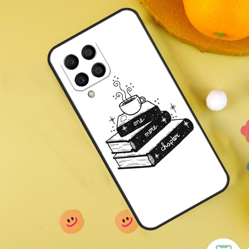Books And Coffee Case For Samsung Galaxy M35 M33 M21 M31 M16 M36 M56 M53 M13 M12 M32 M52 M15 M55 M14 M34 M54