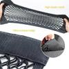 1PC Storage Net Pocket Home Kitchen Cabinet Door Adhesive Sundries Bag Trunk Elastic Pocket with Nylon Fastener Tape Car Organizer