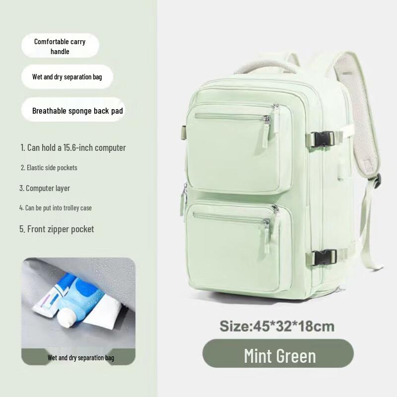 Li Shen Large Capacity Travel Business Laptop Backpack