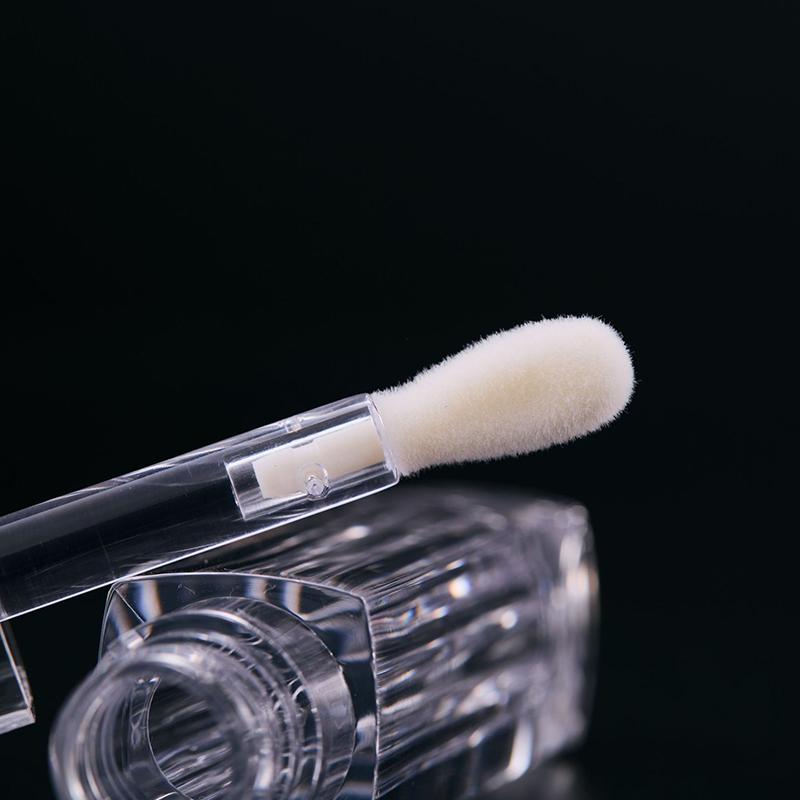 Portable 4Ml Lip Gloss Tube Transparent Thick Rod Large Brush Container Empty Bottle Lips Glaze Container Makeup Tool