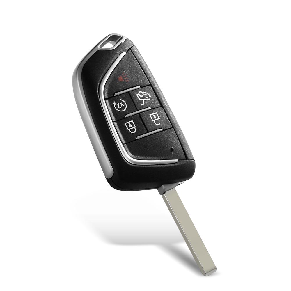For Chevrolet Cruze Epica Lova Camaro Impala For Buick Modified Folding Case Fob 2/3/4/5 Button Flip Remote Car Key Shell