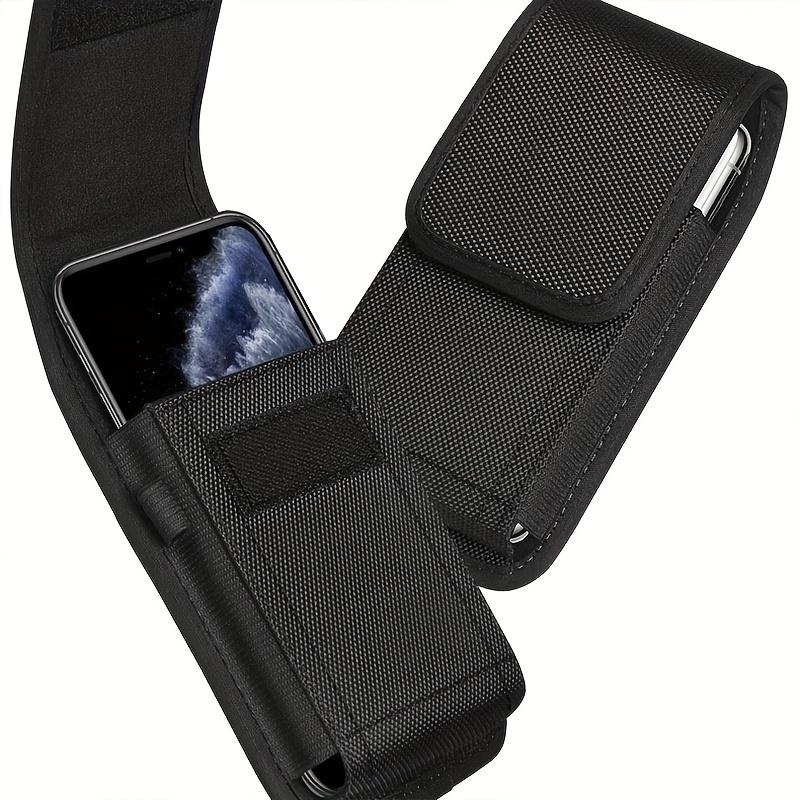 Durable Nylon Cell Phone Pouch with Adjustable Belt Loop - Lightweight Holster Case, Easy-Clean, Perfect for Daily Commute, Phone Pouch