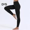 Women Leggings High Waist Slim Fit Hip Lift Thickened Velvet Lining Warm Long Pants Solid Color Yoga Sports Bottoming Pants