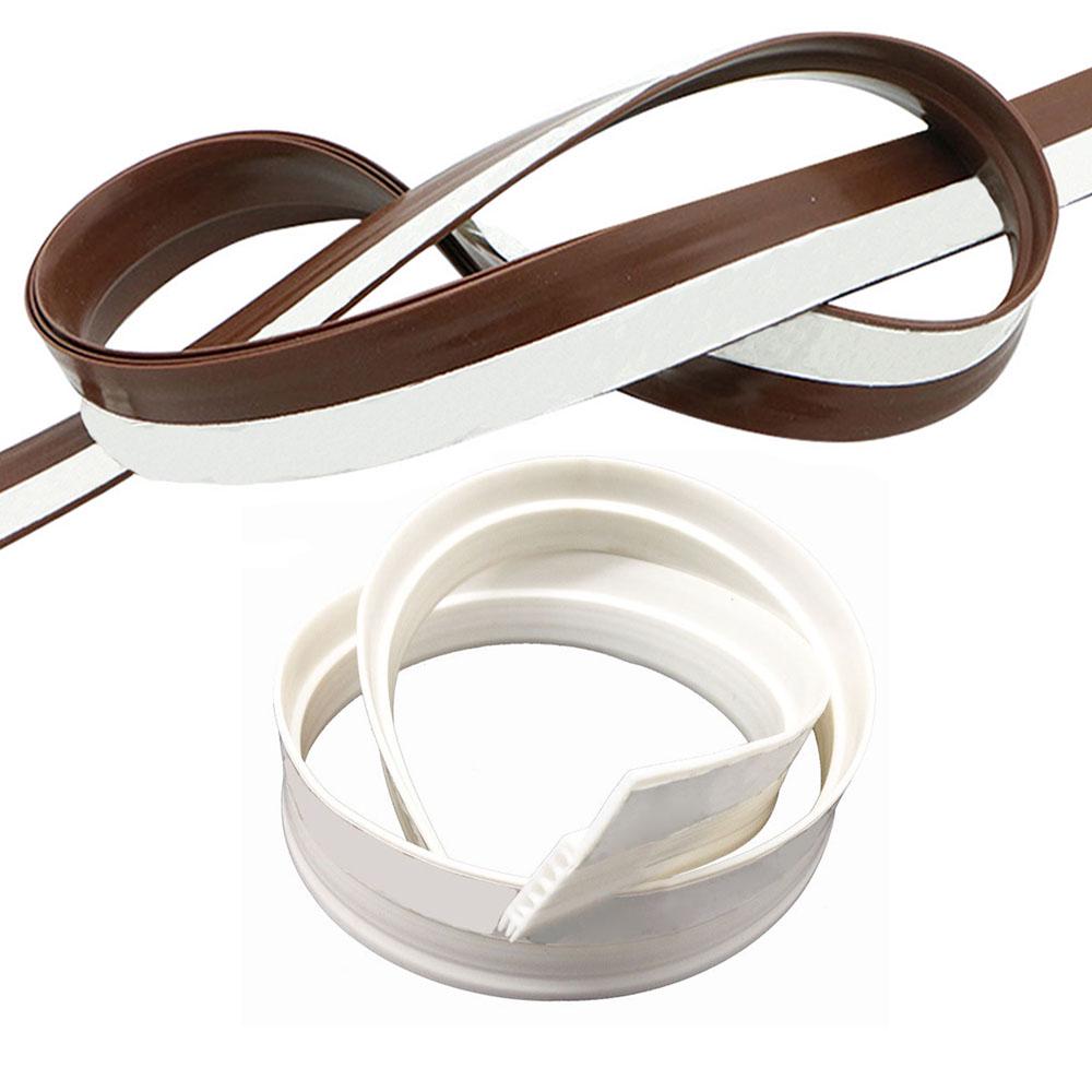 Self-adhesive Silicone For Bathroom Washroom Seal Strip Draft Stopper Threshold Seals Stickers