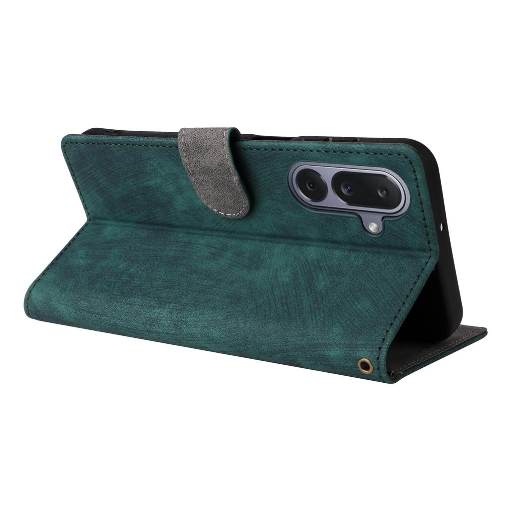 For Samsung Galaxy M36 5G Case Wallet RFID Blocking PU Leather Phone Cover Stand with Strap