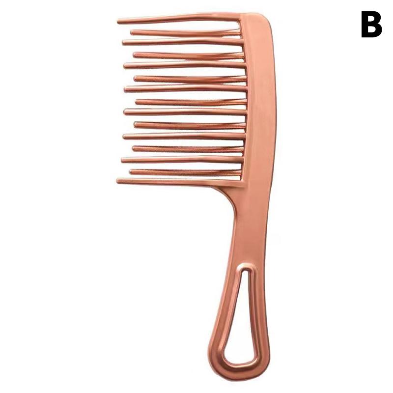 Double Row Wave Big Tooth Comb Wide Tooth Ladies Special Perm Curly Fluffy Plastic Brush Long Hair Styling Comb