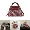 Trendy Street Style Pu Material Shoulder Bag For Women In Black Blue Red
