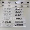 Car 3D ABS sticker badge is suitable for Volvo V60S9S8LXC60XC90 trunk sticker Volvo letter Polaris stereo badge tail decoration.