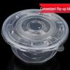 Disposable Plastic Takeaway Bowls with Lids