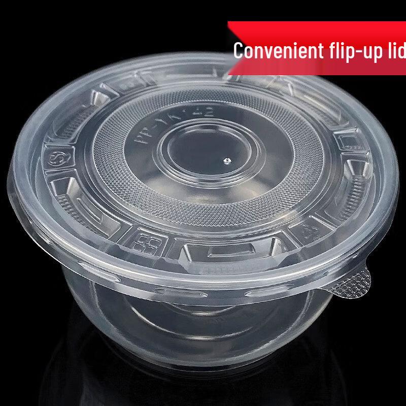 Disposable Plastic Takeaway Bowls with Lids