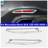 Car Accessories Rear Foglight Fog Lights Lamps Cover Trim Chrome Exterior Refit Kit Fit For Mercedes-Benz GLE 320 450
