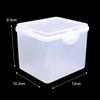 Clear Storage Box with Lid for Jewelry Stationery Headwear Rectangular Transparent Plastics Collection Case Home Organizer Boxes