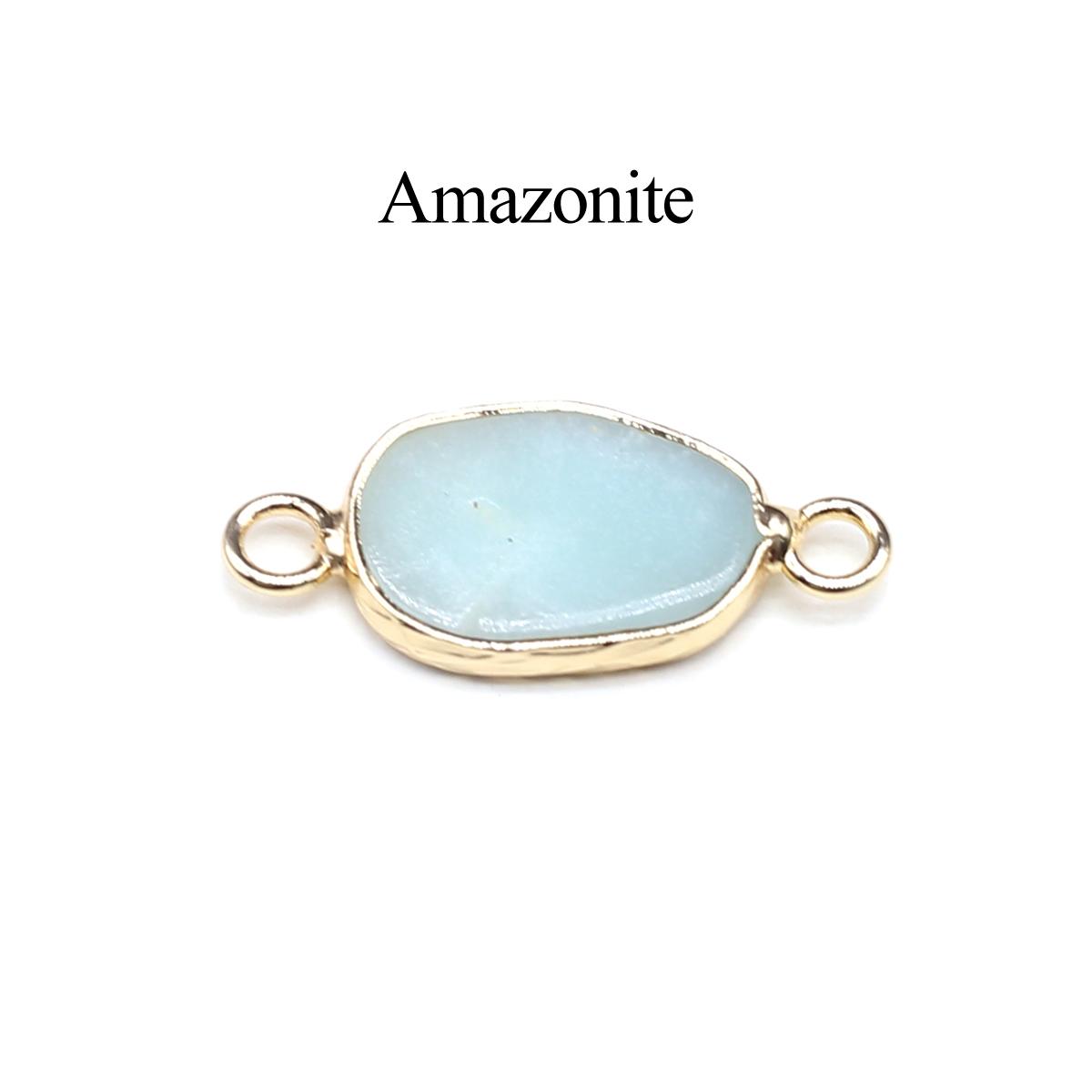 

1 шт., хрустальный кулон с лечебным эффектом Рейки, нестандартный соединитель, энергетический натуральный камень амазонит, драгоценные камни, соединители для изготовления ювелирных изделий своими руками, подарки 1Pc/1×1.5cm