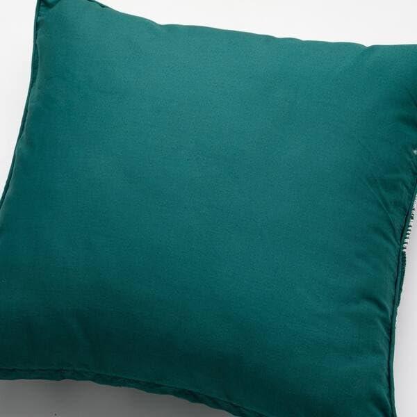 NITORI Cushion Cover Green Tree Design 45x45cm Decorative Throw Pillow Case Polyester Cotton Blend Cozy Home Decor