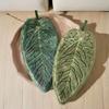 Leaf Hand Towels, Thick Coral Velvet Hanging Design, Absorbent Quick Dry Towels for Kitchen Bathroom