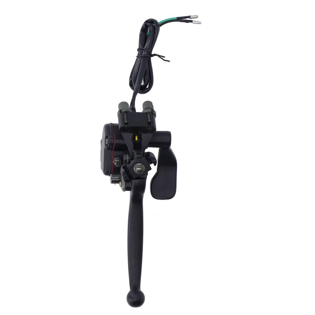 22mm/0.87in Dual Brake Lever Assembly with Thumb Throttle Accelerator Cable for 50cc 90cc 150cc 250cc ATV
