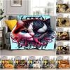 1PC Cute Cat, Cartoon Blanket, All Season Lightweight Home Office Outdoor Nap Multifunctional Blanket
