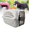 Trasportino per animali in plastica, facile da montare, spazioso, con ottima ventilazione, ideale per viaggi all'aperto.