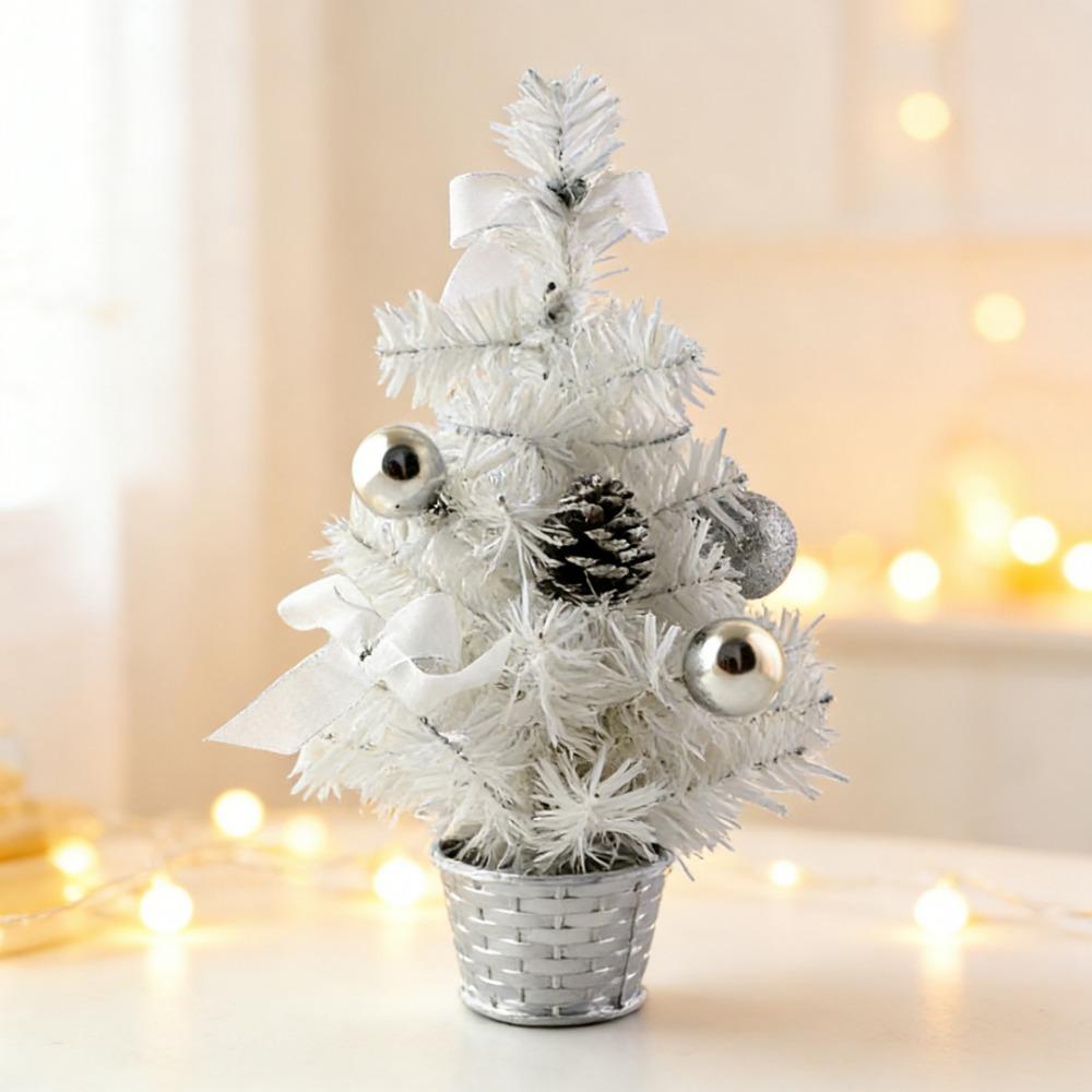 15cm Home Bedroom Party Decorations Mini Children DIY Handicraft New Artificial Christmas Tree