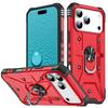 For iPhone 17 Pro Max Case PC+TPU Anti-Drop Phone Cover with Ring Kickstand