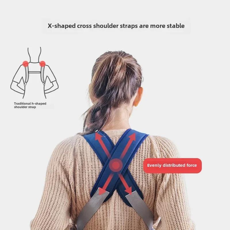 Baby Going Out Safety Carrier Sling Multifunctional Shoulder Baby Carrier Four Methods Front and Back Versatile for All Seasons