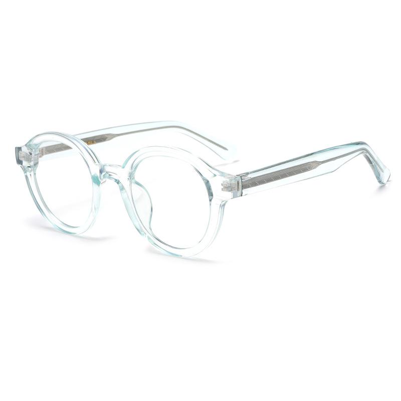 Round frame UV-proof sunglasses for men's driving, women's models, European and American versatile anti-blue glasses tide