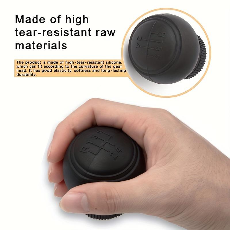 Universal Silicone Gear Shift Knob Cover Non-Slip, Dust/Waterproof, Comfort Grip - Easy Clean & Stylish Protection
