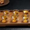 Set da 6 pezzi 50ml Vetro a doppia parete trasparente resistente al calore Piccola tazza da tè Kung Fu Tazze da degustazione Servizio da tè Tazzine da tè cinesi