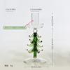 Nordic Christmas Trees Candle Stick Holder Tabletop Glass Borosilicate Candle Holders for Party Birthday Home Decor