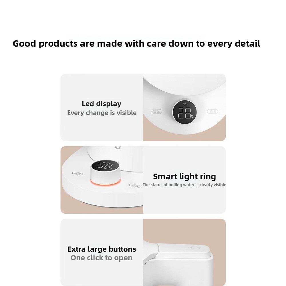 Xiaomi Mijia Thermostatic Electric Kettle 2 Pro 1.7L Quiet Boiling 0-100°C Stepless Temperature Adjustment Smart LED Display
