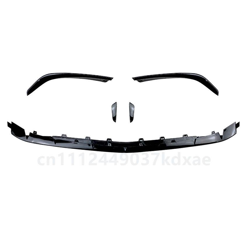 For 2018-2023 Mercedes Benz A-Class W177 A45 AMG Aerodynamic Kit Exterior Decoration Car Front Bumper front Wind Blade Sports Gloss Black