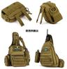 Phoenix Ikki Small Accessory Fits Belt Molle Available in 5 Camouflage Multifunctional Tactical Tool EDC Mini Crossbody Brown Bag, 5.5-inch