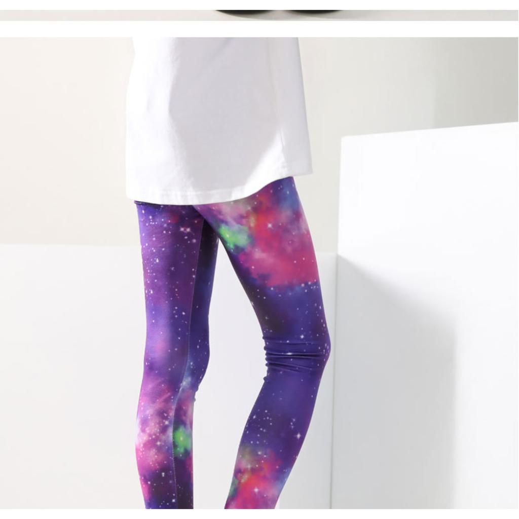 Enfants, Extensibles, Leggings, Pantalon Fille, Été, Coupe Ajustée, Pantalon Imprimé
