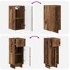3 Piece Bathroom Cabinet System EDE Reclaimed Wood Particleboard