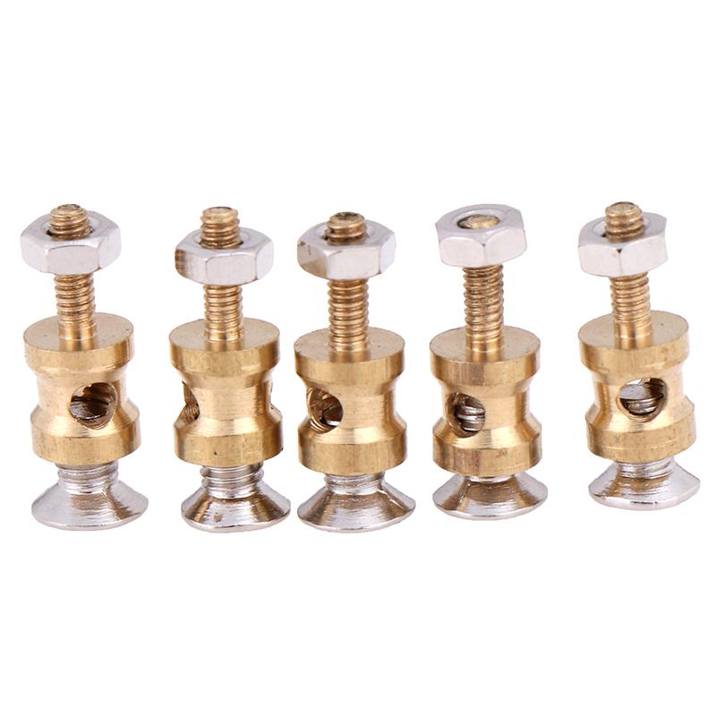 10Pcs Brass Linkage Stopper For 2.1Mm Pushrod Connector For Rc Plane Model