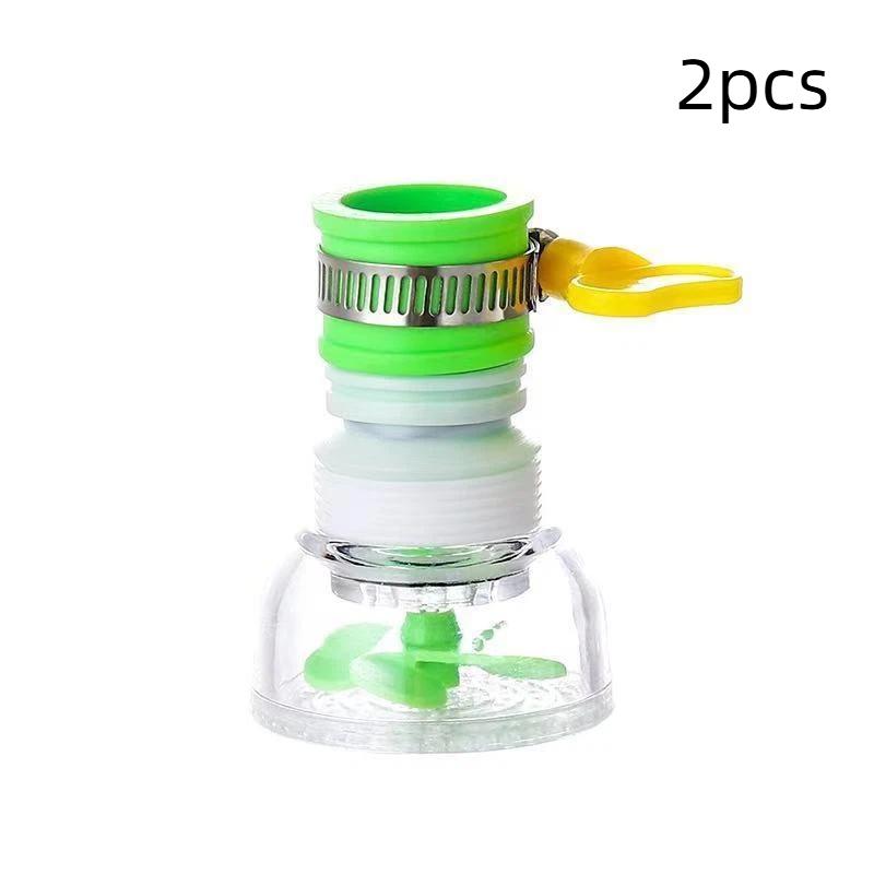Extended Rotatable Water Tap Splash Filter Head Kitchen Water Saving Spray Nozzle Tap Extension Sprayer Filtration Clean Water