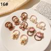 10-20 st/set Söta tecknade björn kanin hårband flickor elastiskt gummiband huvudbonad blomma rosett baby barn håraccessoarer ornament