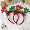 Dress Up Elk Hair Band Christmas Decoration Antlers Headband Female Hair Hoop Christmas Headband