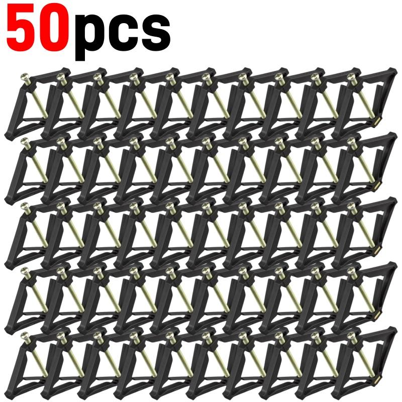 50-1PCS Type 86 Cassette Repairer Dark Wall Switch Bottom Box Fixed Support Rod Switch Socket Replacement Repair Box Support Rod