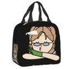 Custom Enfermera En Apuros Doctor Nurse Medicine Insulated Lunch Tote Bag for Women Resuable Cooler Thermal Bento Box Children