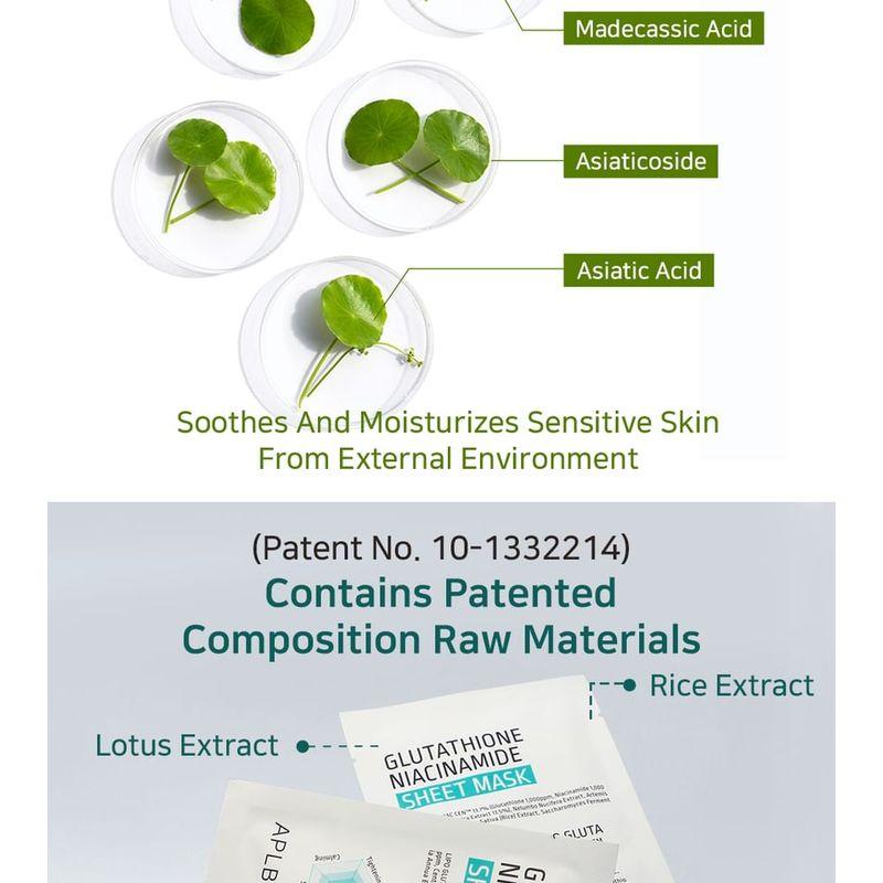 APLB - Glutathione Niacinamide Sheet Mask Bundle Set