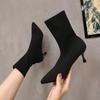 Pointed Stiletto High Heels Medium Boots Children 2025 Autumn and Winter New Fashion Versatile Internet Celebrity Martin Boots Children