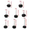 Machinery Latche Clamping Nut M6 M8 Thumb Screw Star Shaped Head Knob Carbon Steel Star Knobs Grips