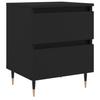 VidaXL Bedside Table Black 40x35x50 Cm Engineered Wood 826862